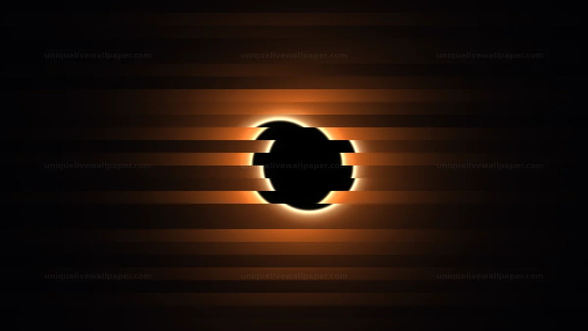 Eclipse Dark Sun Energy Background Seamless Loop