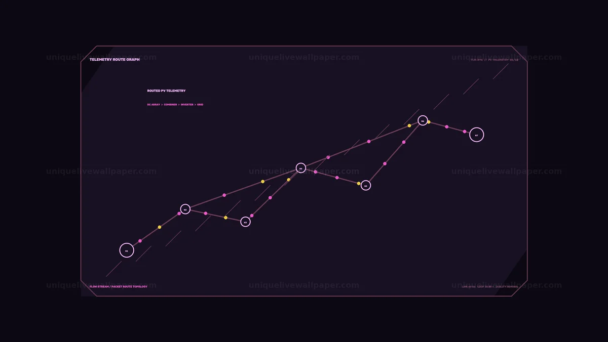 Photovoltaic Telemetry Route Graph Seamless Loop