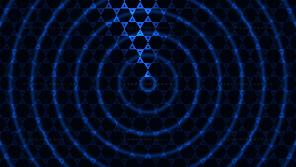 Watermarked thumbnail for Blue Futuristic Honeycomb Grid Background Seamless Loop