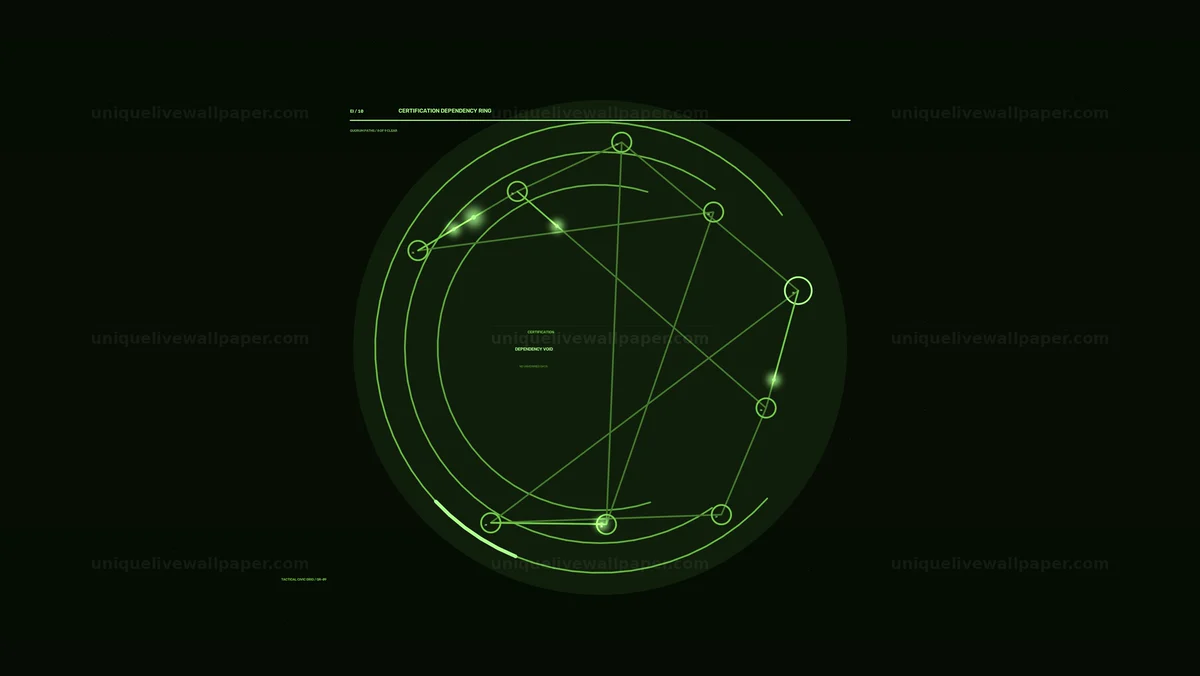 Certification Dependency Ring HUD Seamless Loop