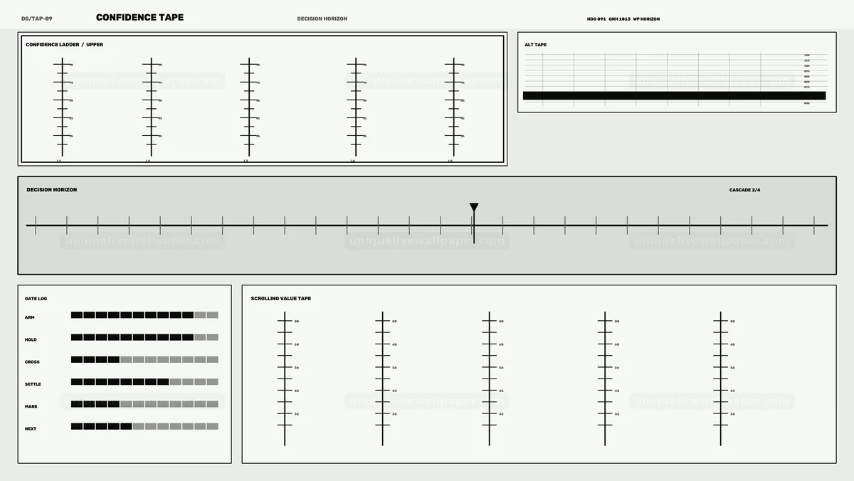 Decision Support HUD Dashboard Seamless Loop