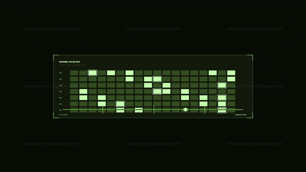 Watermarked thumbnail for Channel Pulse Monitoring HUD Seamless Loop
