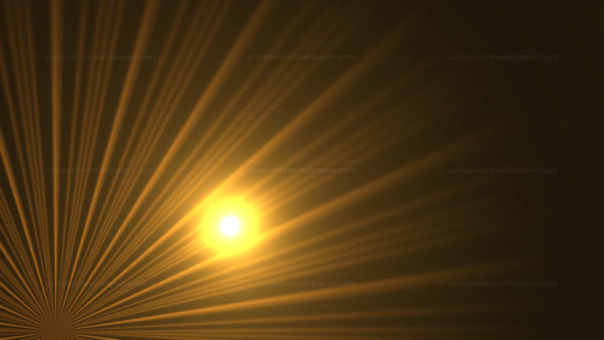 Watermarked thumbnail for Golden Radial Light Streaks Seamless Loop