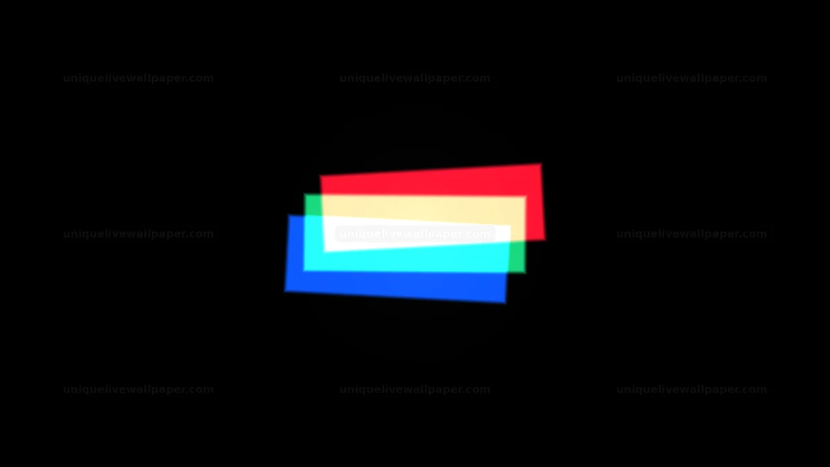 Abstract Color Stripe Glitch Seamless Loop
