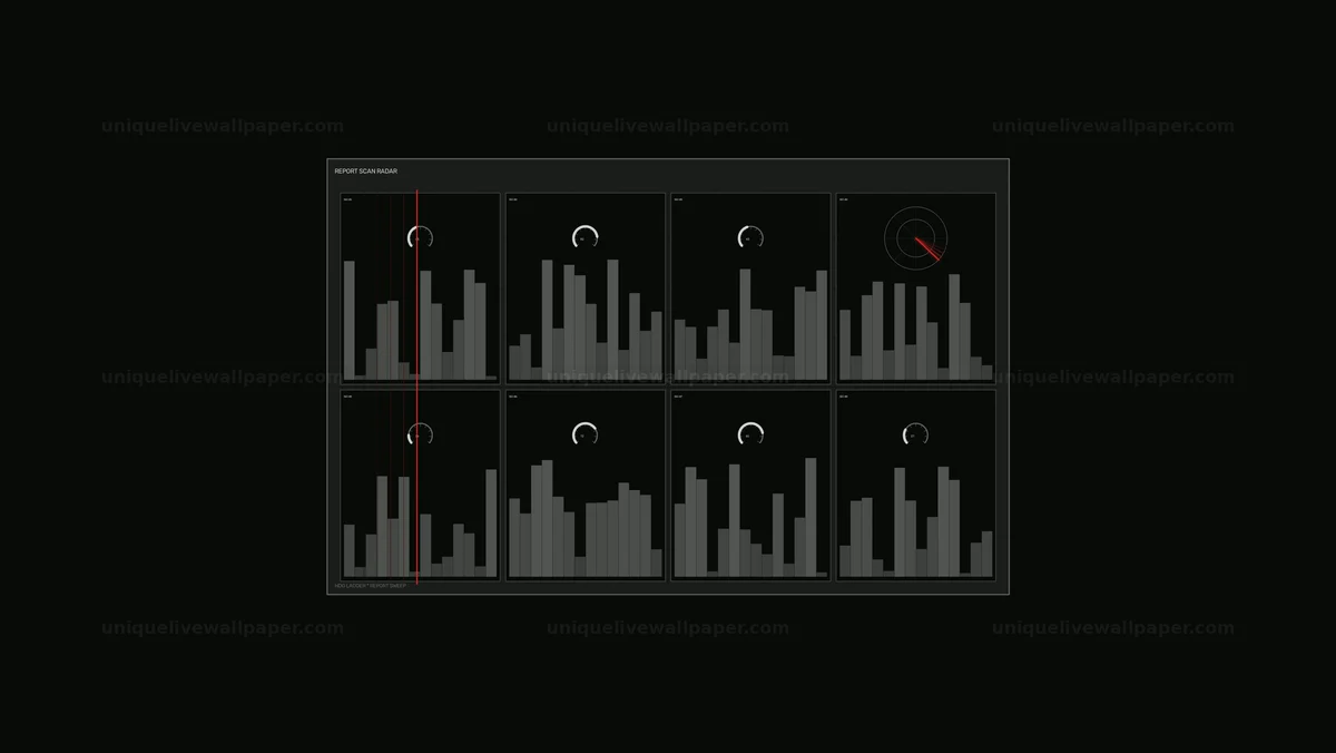 Data Analytics Dashboard HUD Seamless Loop
