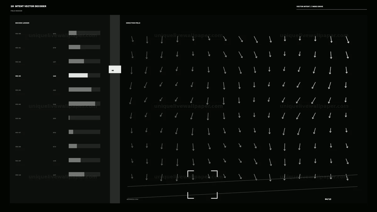 Extraterrestrial Transmission Decoder HUD Seamless Loop