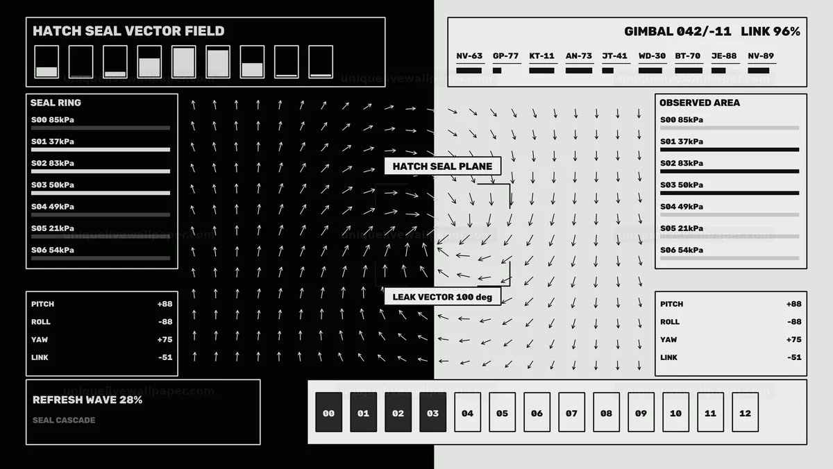 Watermarked thumbnail for Space Docking Guidance Interface Seamless Loop