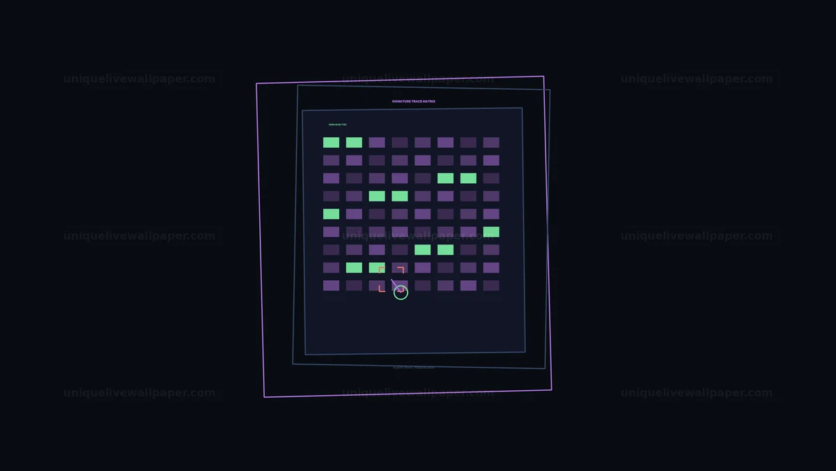 Watermarked thumbnail for Acoustic Contact Alert HUD Seamless Loop