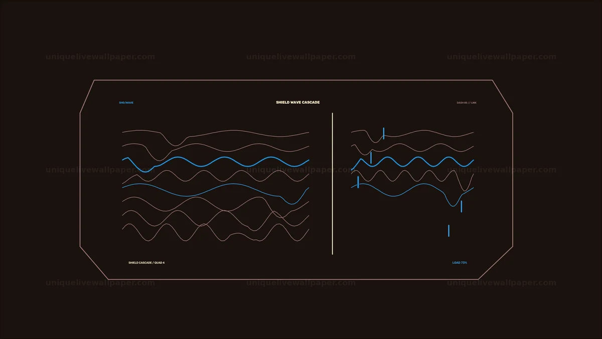 Watermarked thumbnail for Futuristic Spaceship Dashboard Waveform Seamless Loop