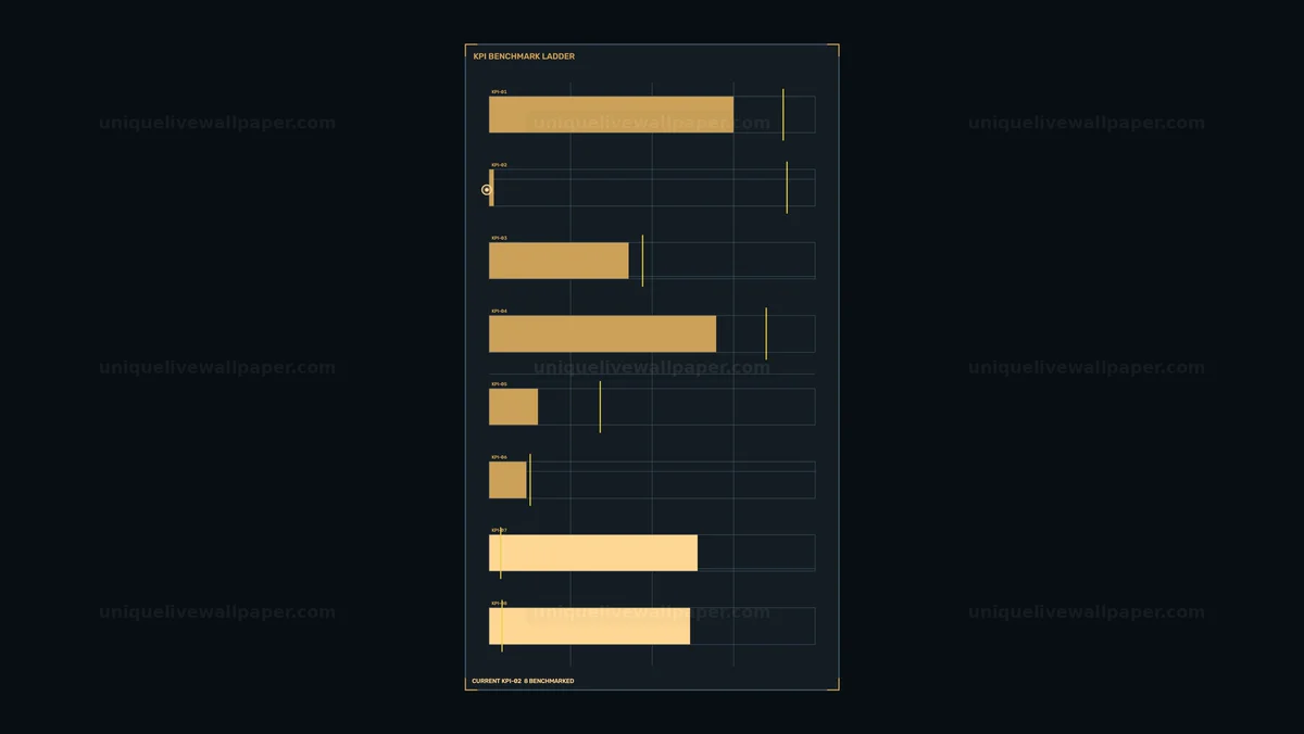 KPI Benchmark Dashboard Seamless Loop