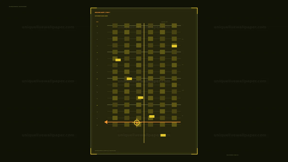 Nuclear Alert Radar HUD Seamless Loop
