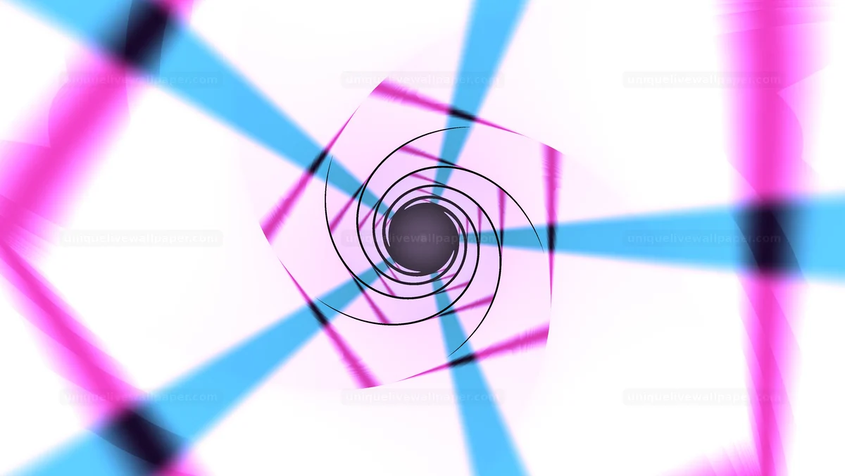 Glowing Geometric Tunnel Background Seamless Loop