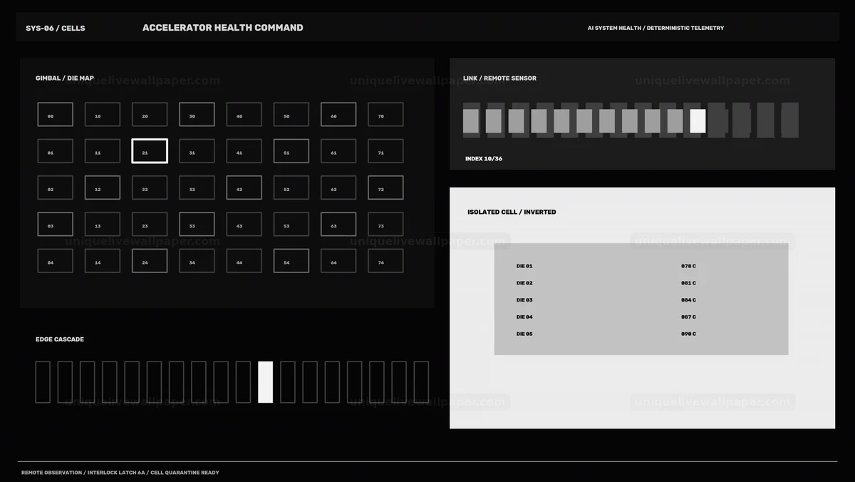 Artificial Intelligence Health HUD Seamless Loop