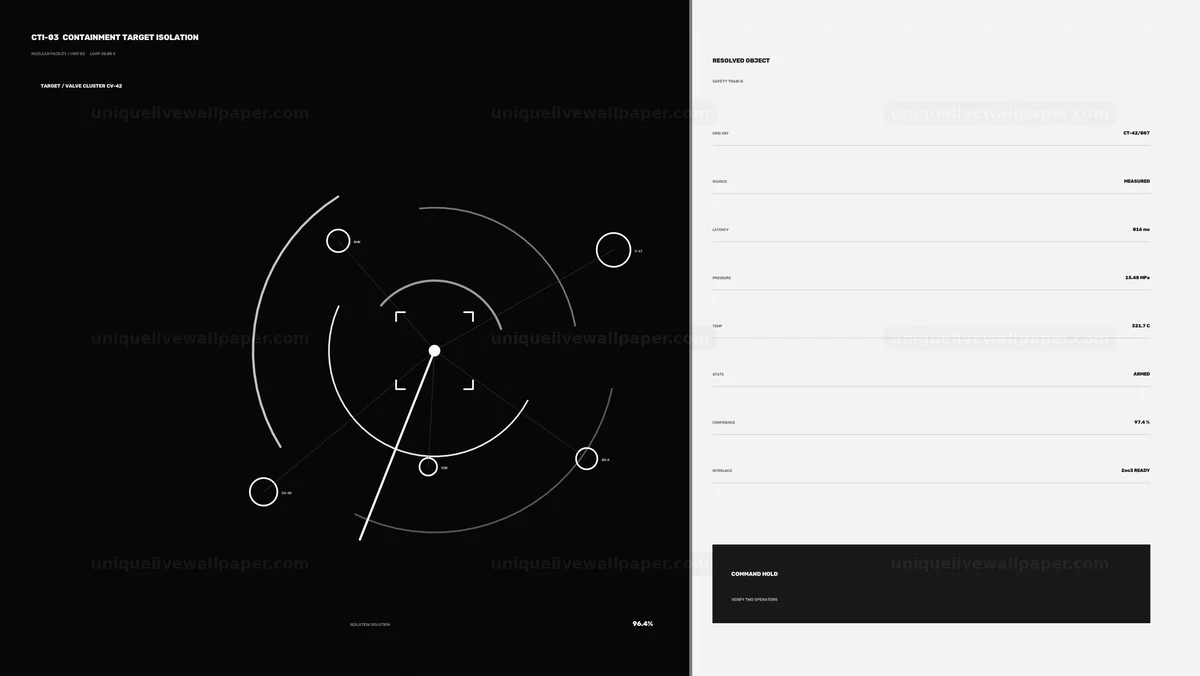 Nuclear Facility Monitoring HUD Seamless Loop