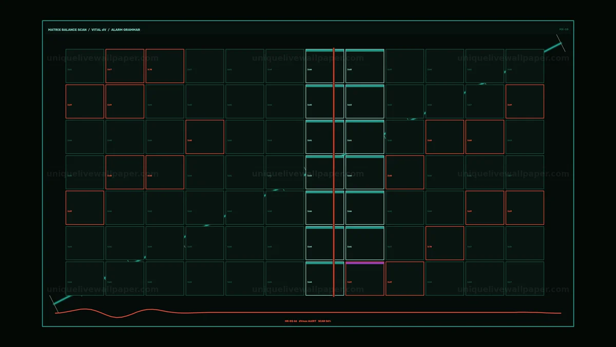 Battery Balance Monitoring HUD Seamless Loop