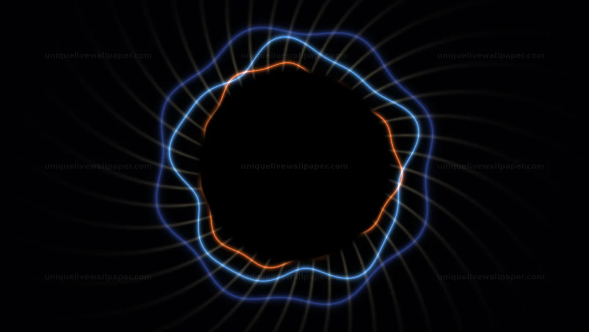 Solar Eclipse Corona Glow Seamless Loop