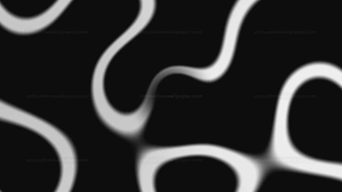 Black and White Dimensional Vortex Background Seamless Loop