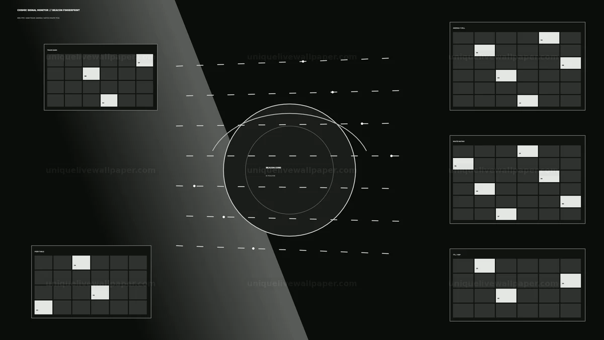 Cosmic Signal Monitoring Interface Seamless Loop