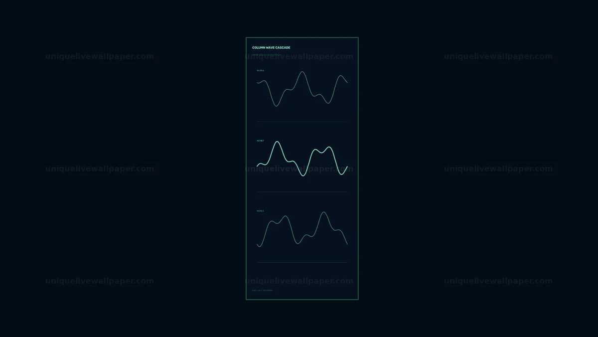 Data Trend Graph HUD Seamless Loop