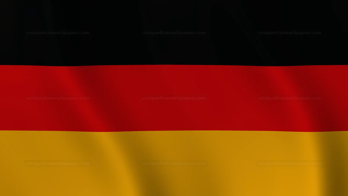 German Flag Folds Seamless Loop