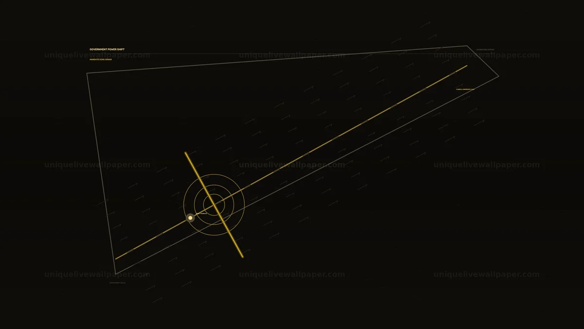 Government Power Shift Navigation System HUD Seamless Loop