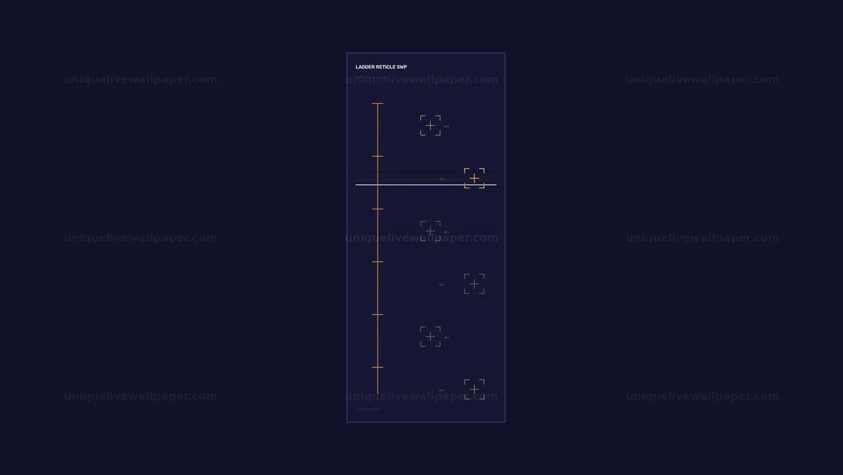 Watermarked thumbnail for Reticle Ladder Targeting HUD Seamless Loop