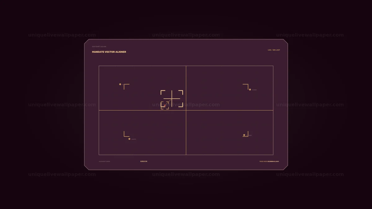 Vector Alignment HUD Dashboard Seamless Loop