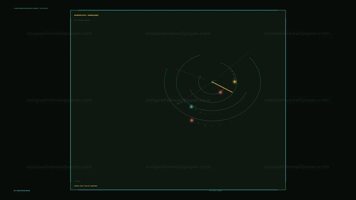 Watermarked thumbnail for AI Reasoning Diagnostic Radar HUD Seamless Loop