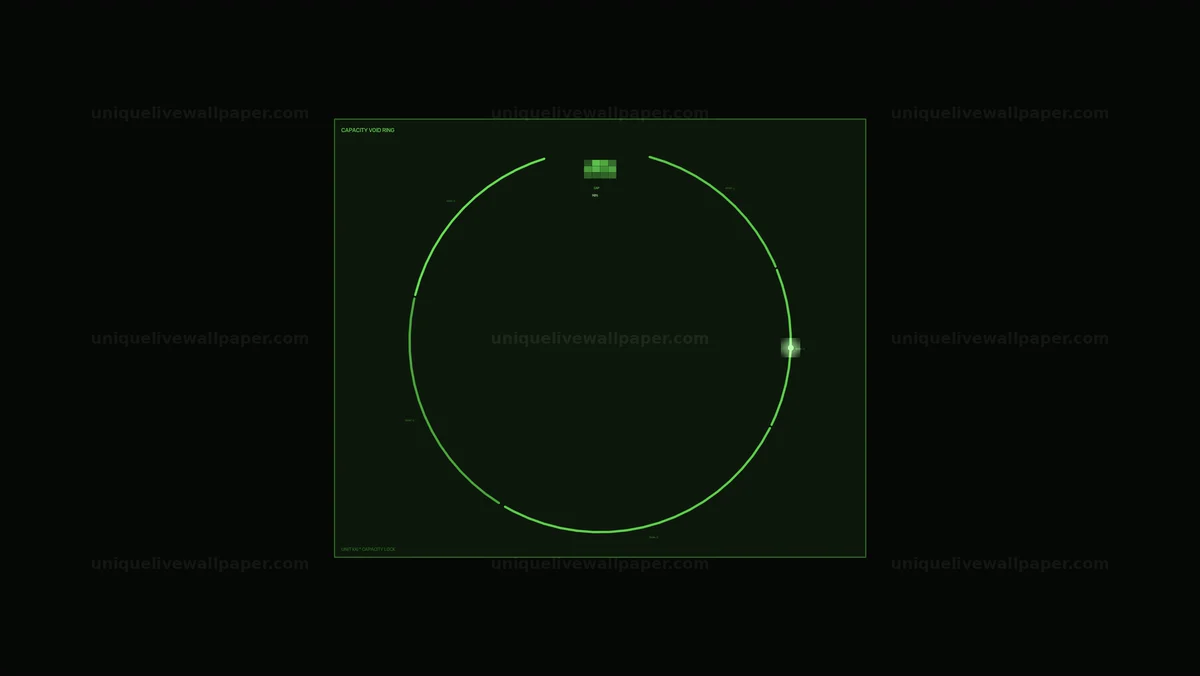 Energy Storage Capacity HUD Ring Seamless Loop
