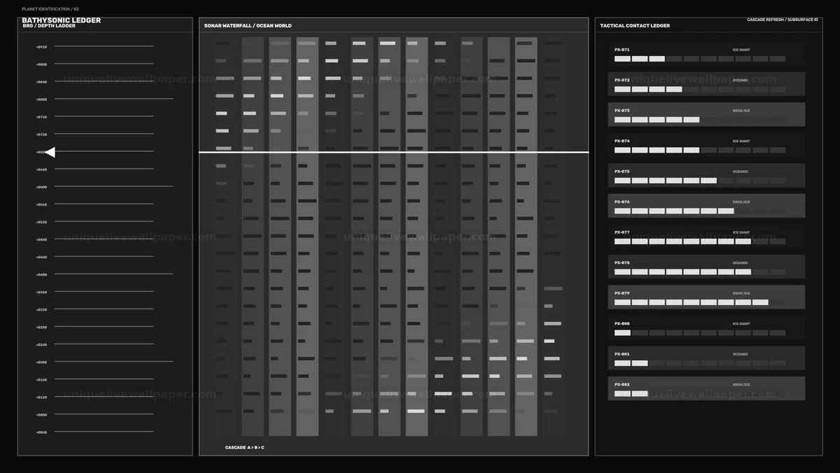 Planet Identification HUD Animation Seamless Loop