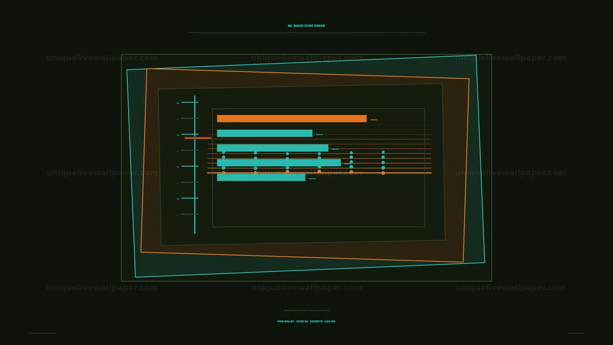 Data Visualization Bar Chart HUD Seamless Loop