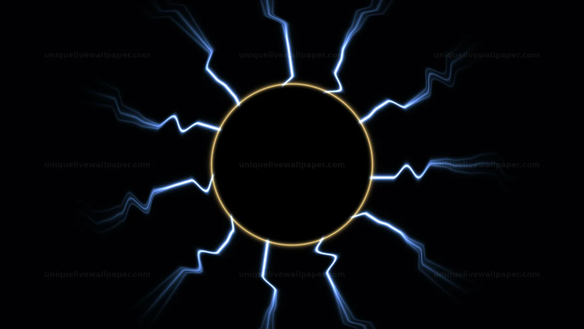 Watermarked thumbnail for Eclipse Radiant Corona Electric Rays Seamless Loop