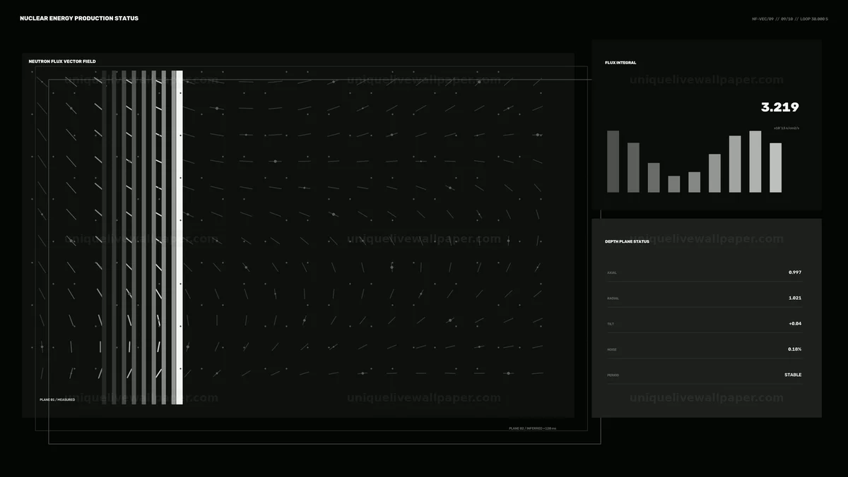 Nuclear Energy Production Status HUD