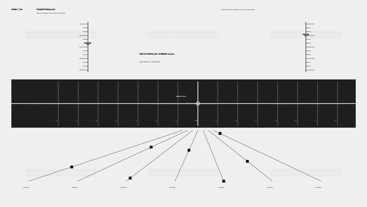 Deep Space Radar Tracking HUD Seamless Loop