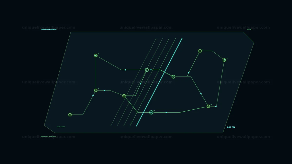 Watermarked thumbnail for Power Reserve Monitoring Dashboard Seamless Loop