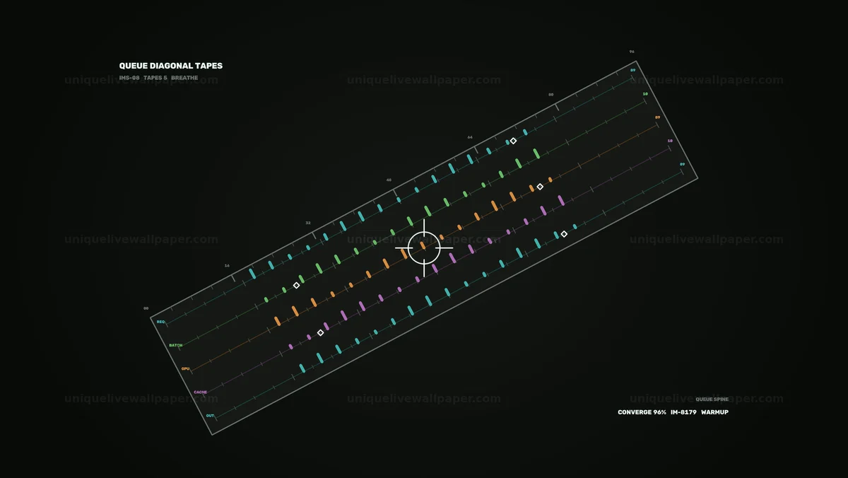 AI Inference Monitoring HUD Seamless Loop