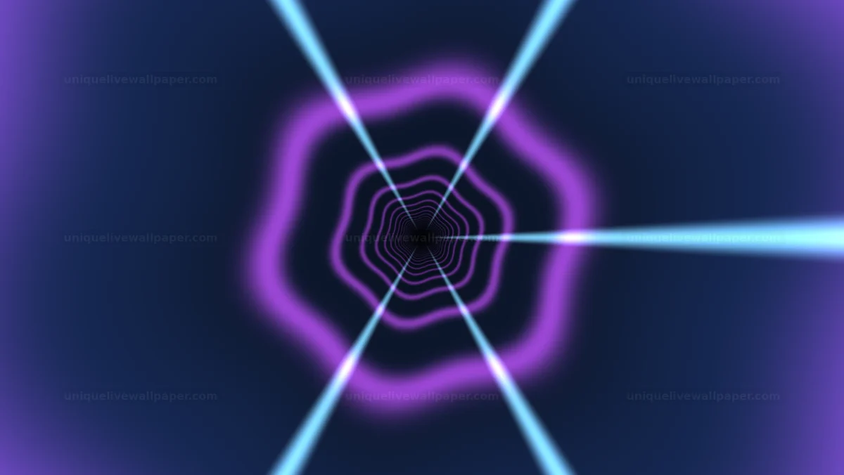 Watermarked thumbnail for Neon Purple and Blue Portal Tunnel Seamless Loop