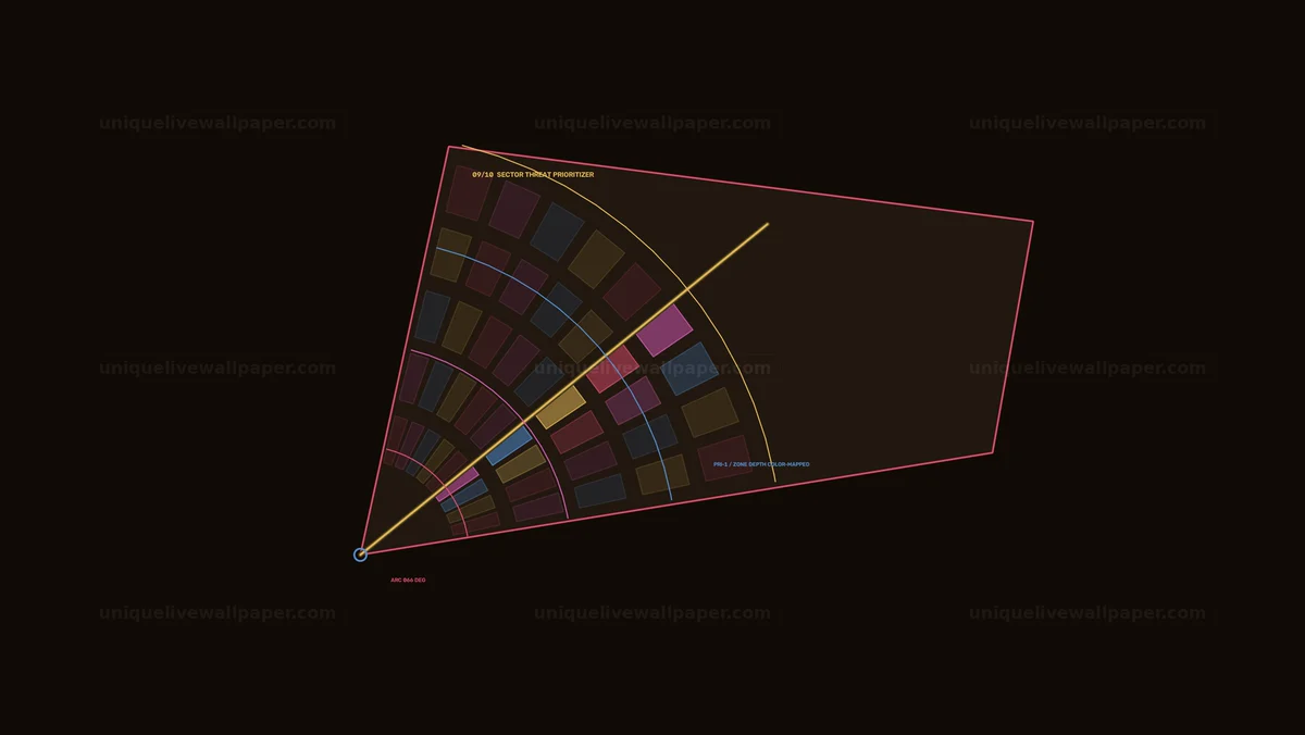 Military Targeting HUD Animation Seamless Loop