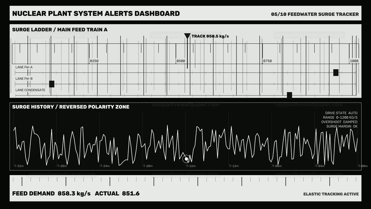 Nuclear Plant Alerts Dashboard Seamless Loop