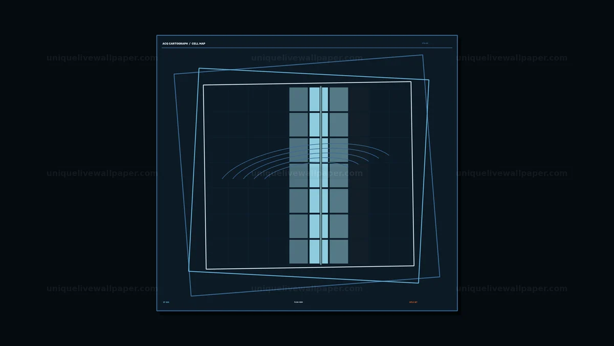 Precision Cell Map Data Visualization HUD