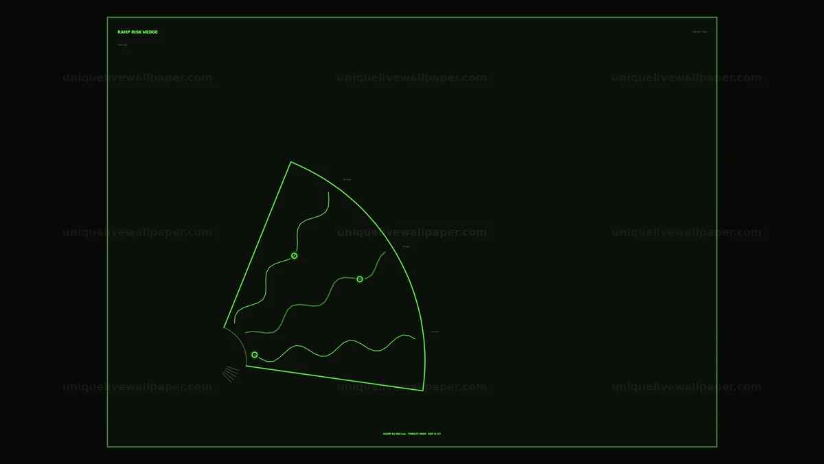 Risk Wedge Data HUD Seamless Loop