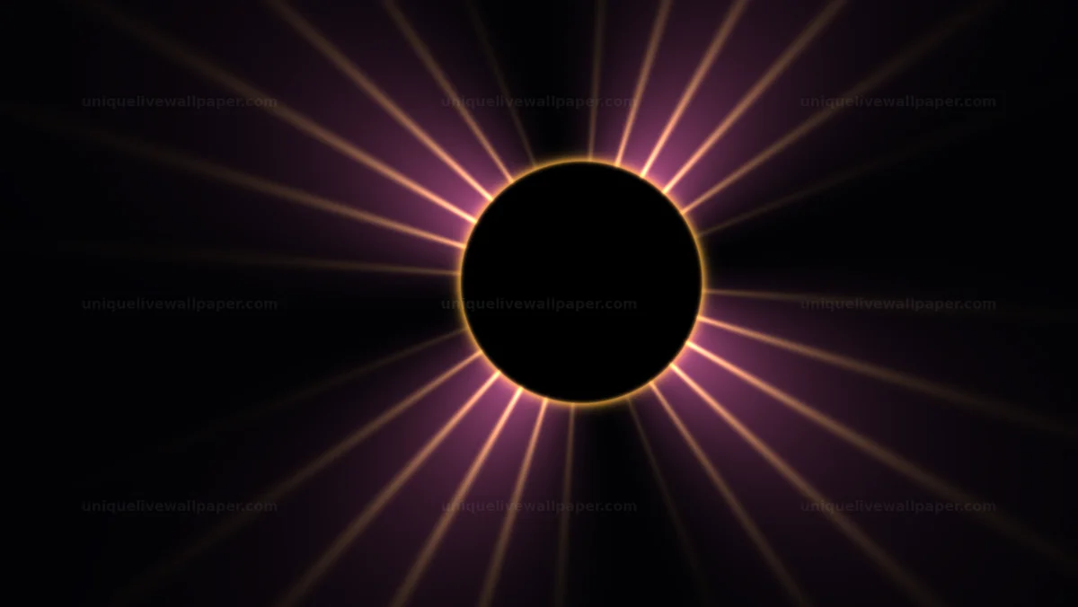 Watermarked thumbnail for Solar Eclipse Rays Seamless Loop