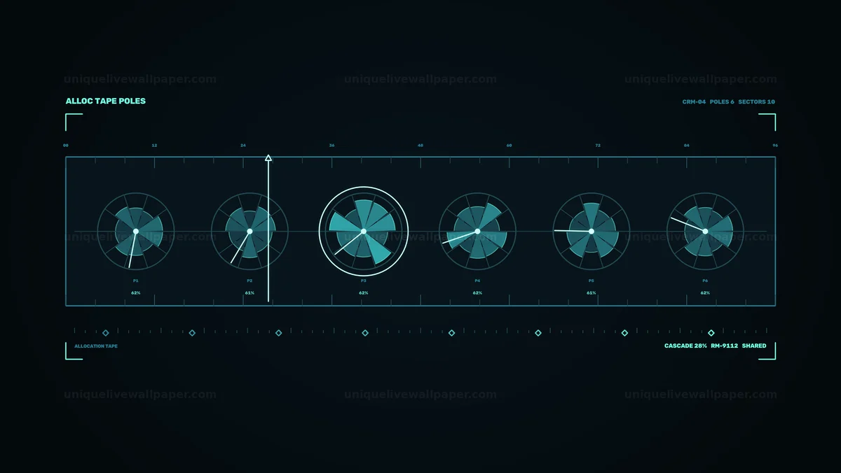 Watermarked thumbnail for Resource Allocation Monitor HUD Seamless Loop