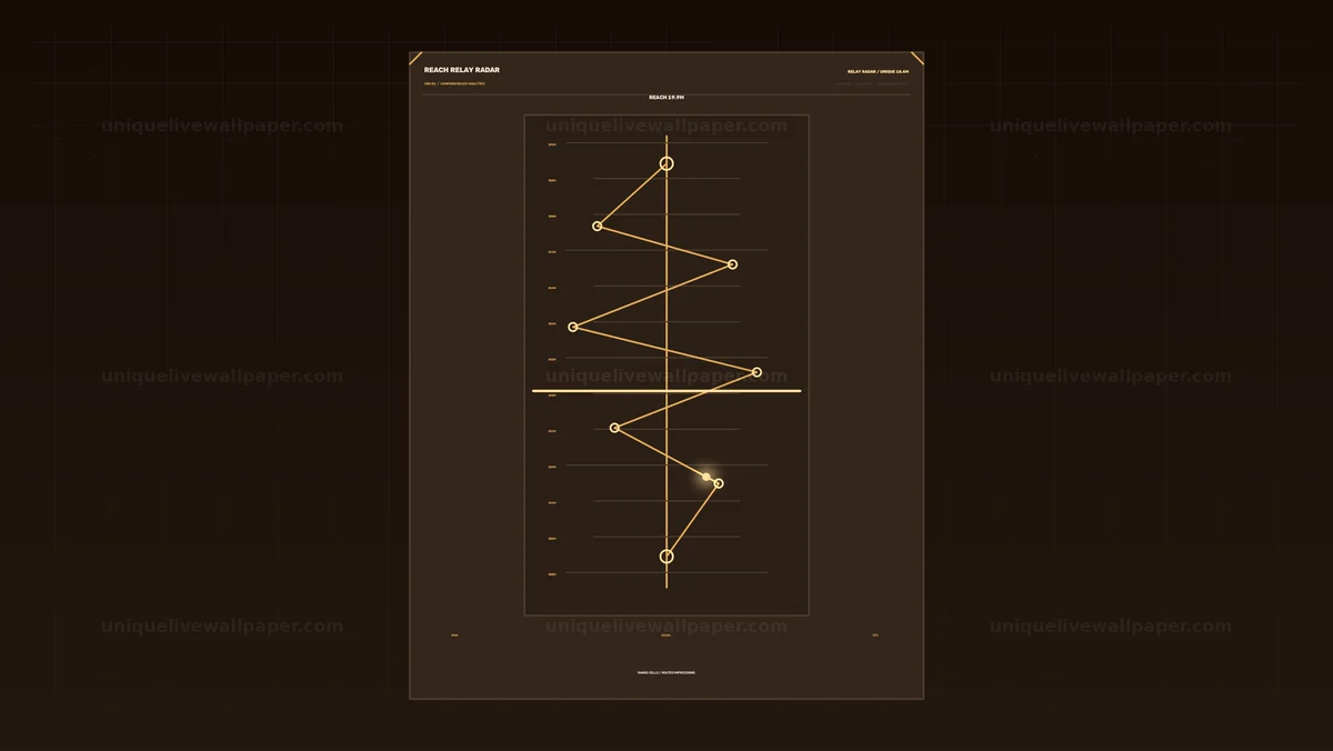 Campaign Reach Analytics HUD Seamless Loop