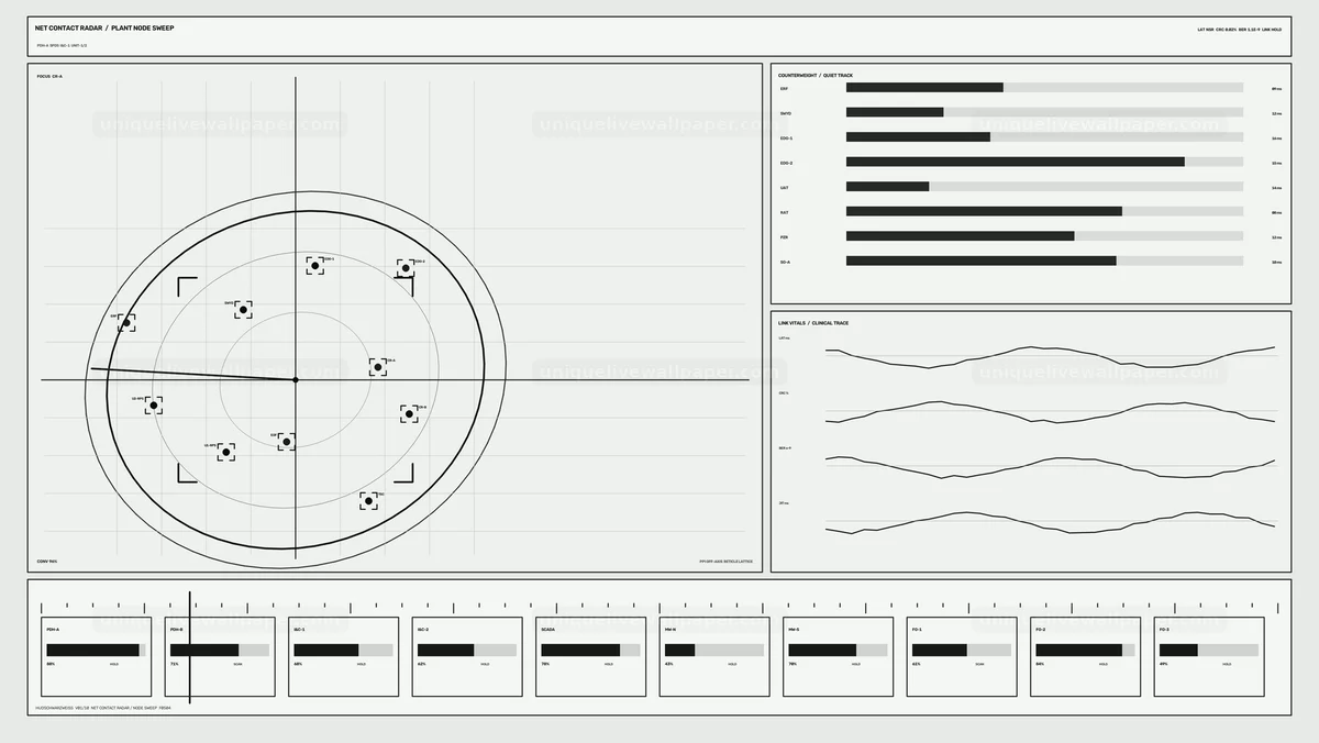 Industrial Network Monitoring HUD Seamless Loop
