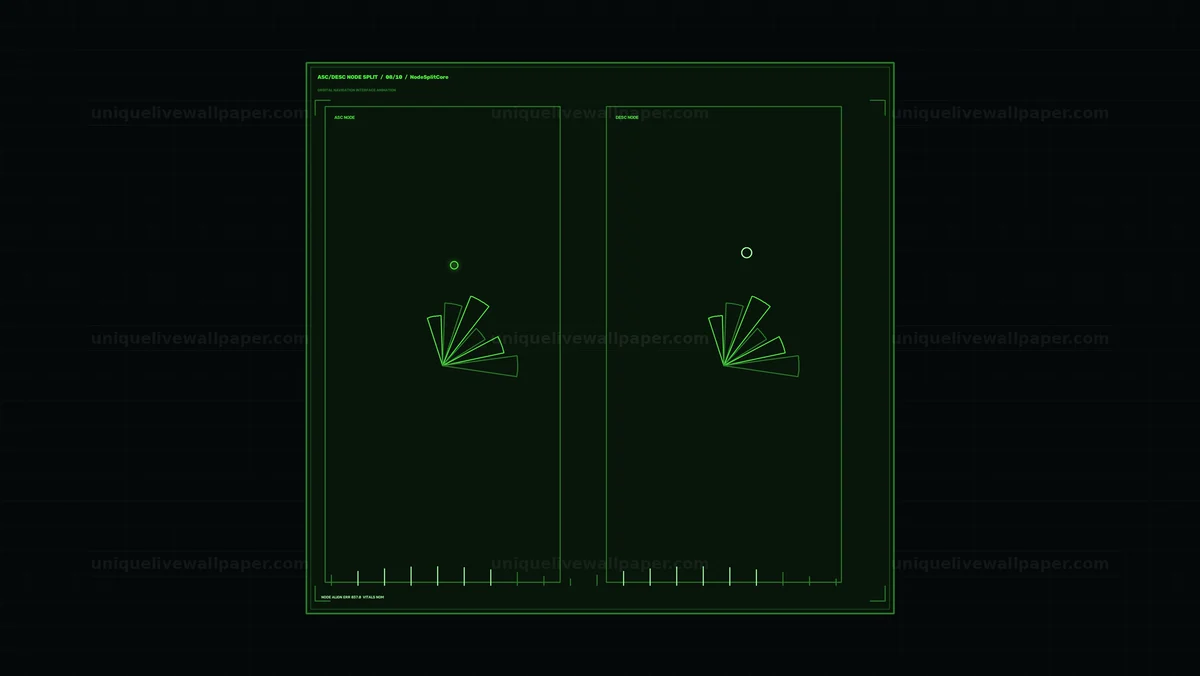 Orbital Navigation Interface Animation Seamless Loop