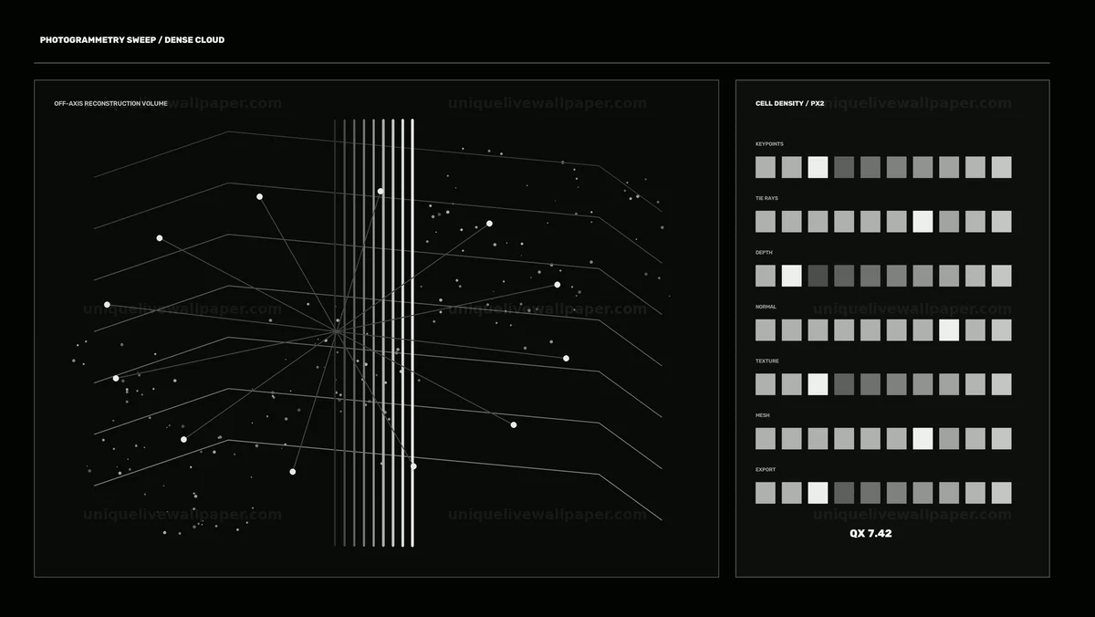 Photogrammetry 3D Mapping Data Visualization HUD