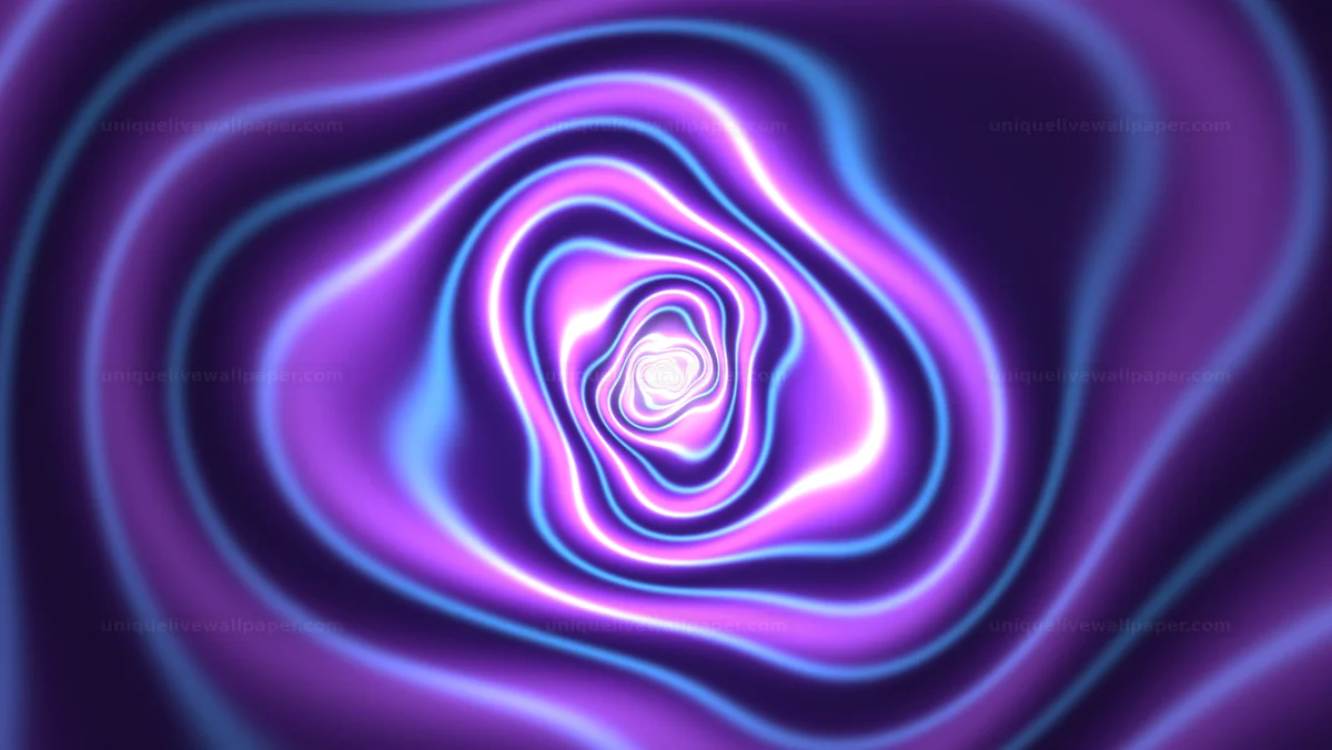 Watermarked thumbnail for Abstract Cosmic Passage Neon Tunnel Seamless Loop