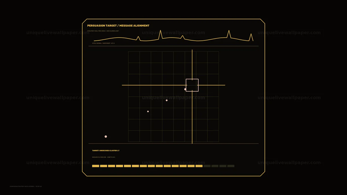 Campaign Strategy Data HUD Seamless Loop