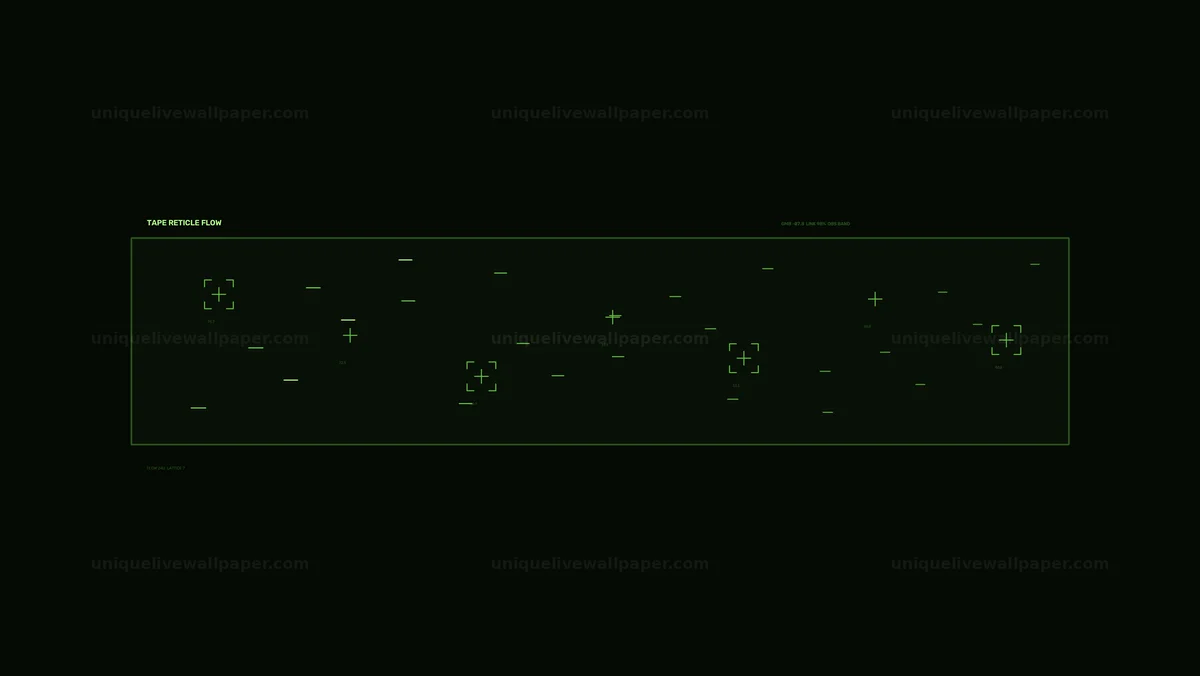 Futuristic Reticle HUD Seamless Loop